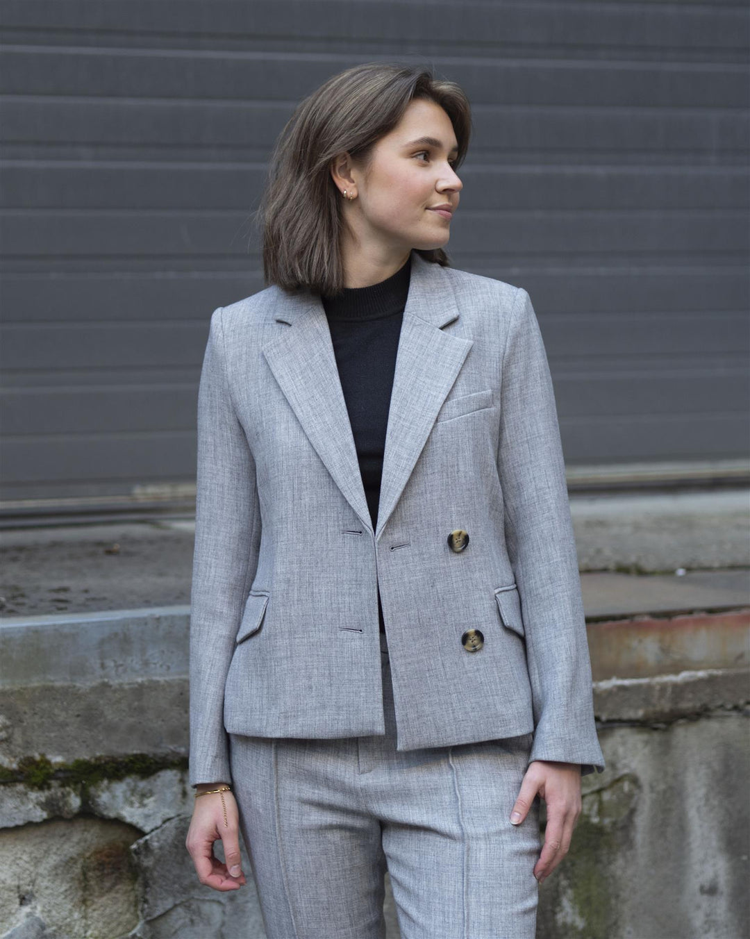 Zoie Blazer Lysegrå