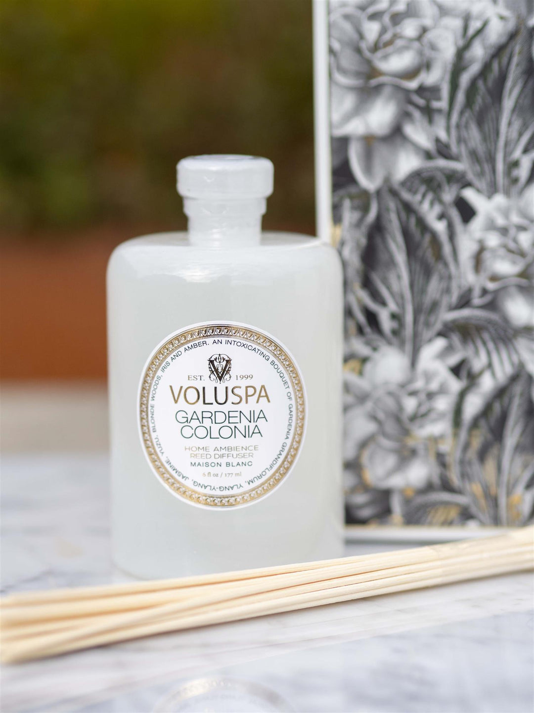 Gardenia Colonia Reed Diffuser Hvit