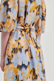 Marigold Wrap Dress Multi