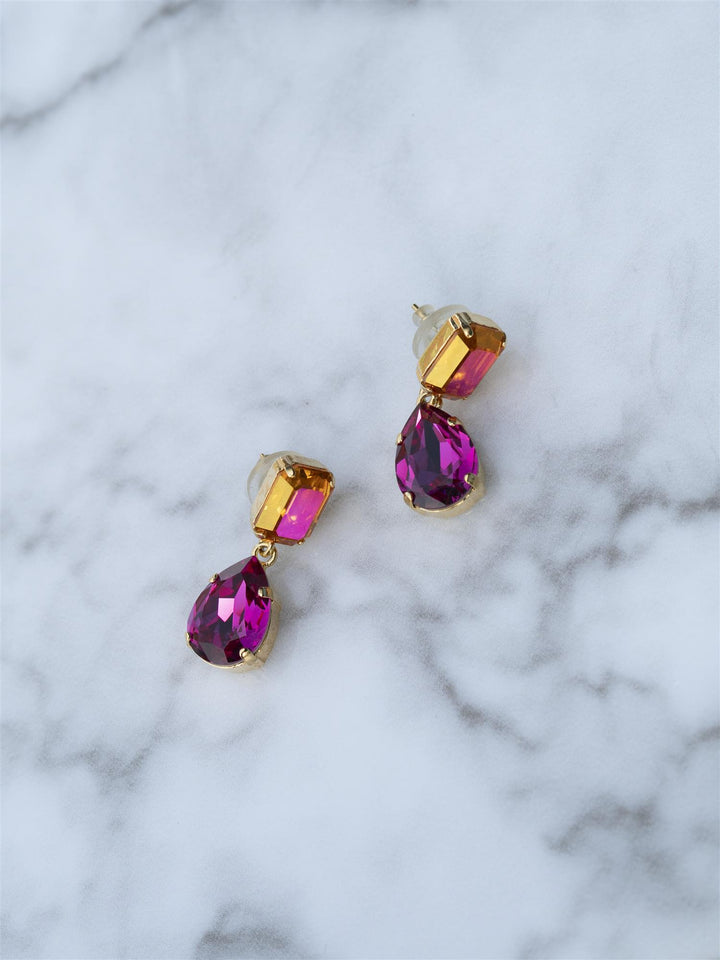 Lydia Short Earrings Multi