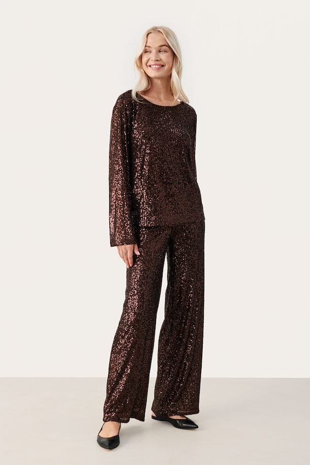 Darleena Blouse Mørkebrun