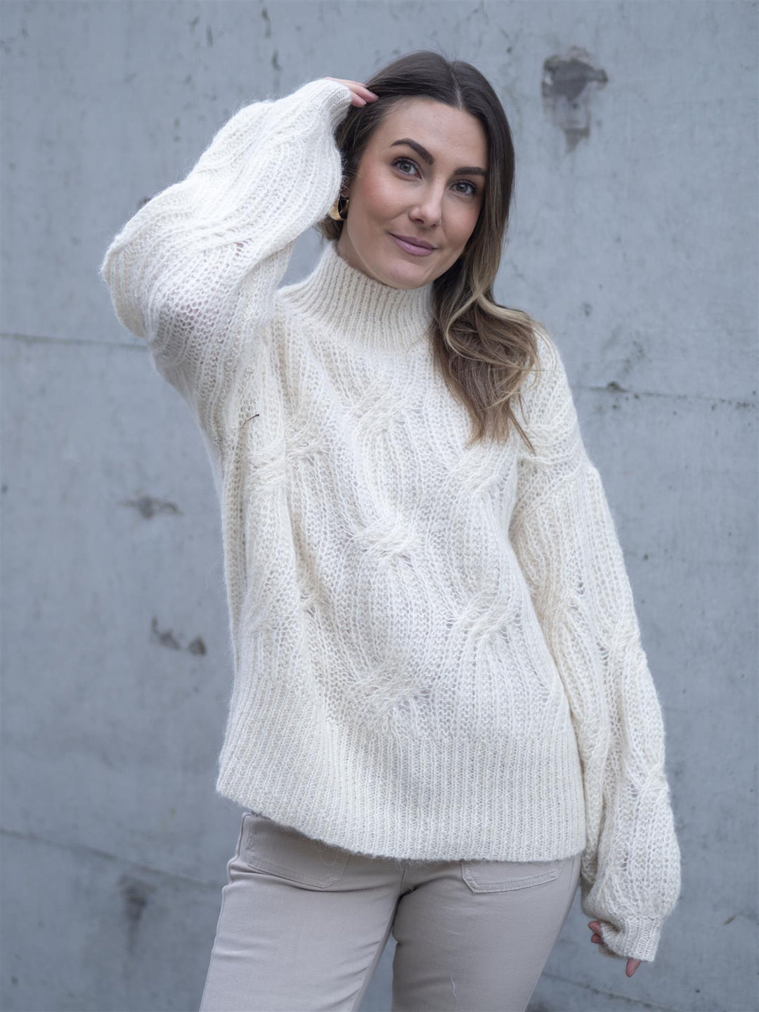 Zuma knit pullover Offwhite
