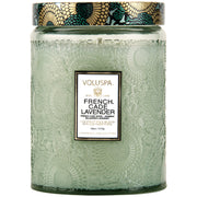 Large Jar Candle French Cade & Lavender Grønn