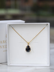 Mini drop necklace Gold Sort