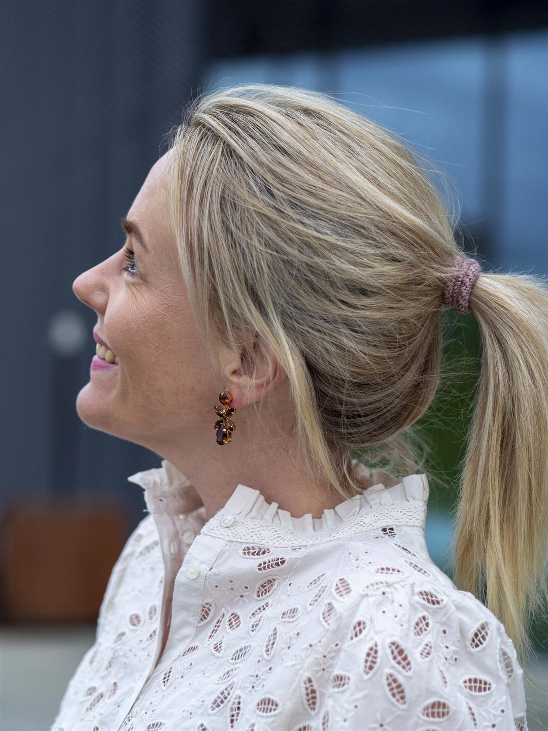 Mini Dione Earrings Brun