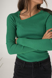 Sherry knit top Grønn
