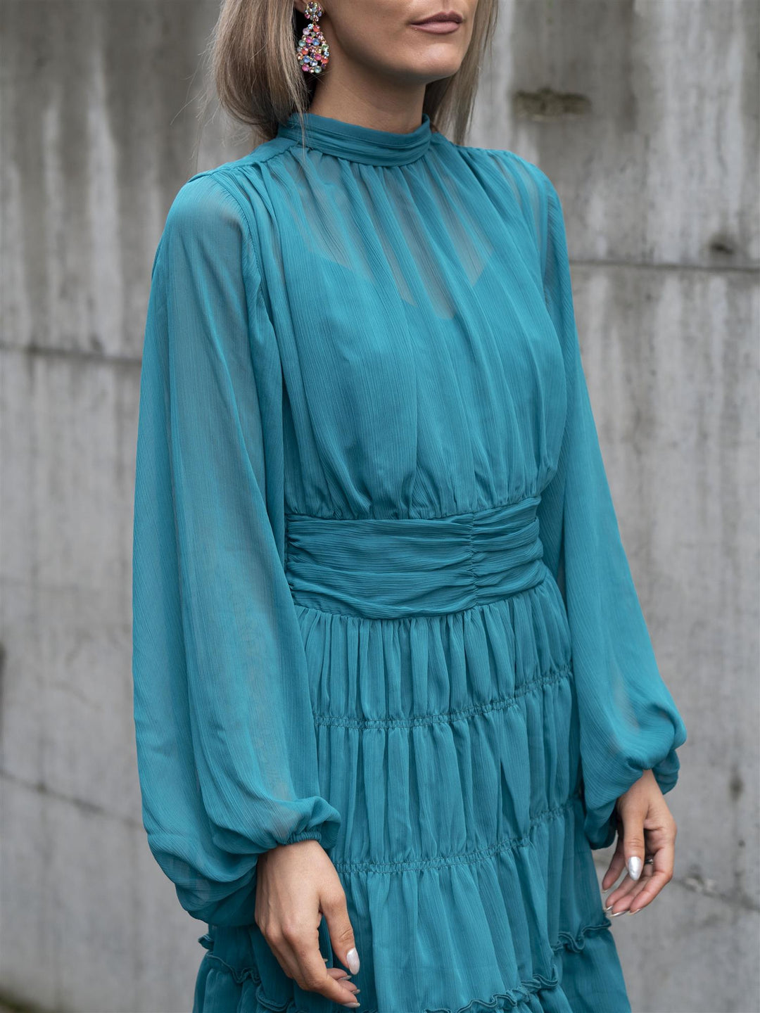 Yves dress Petroleum