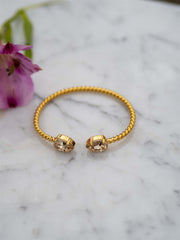 Mini drop bracelet gold Silk Lys Rosa