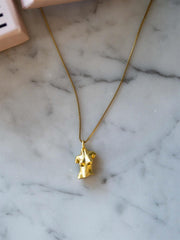 Figure Necklace Gold Gull