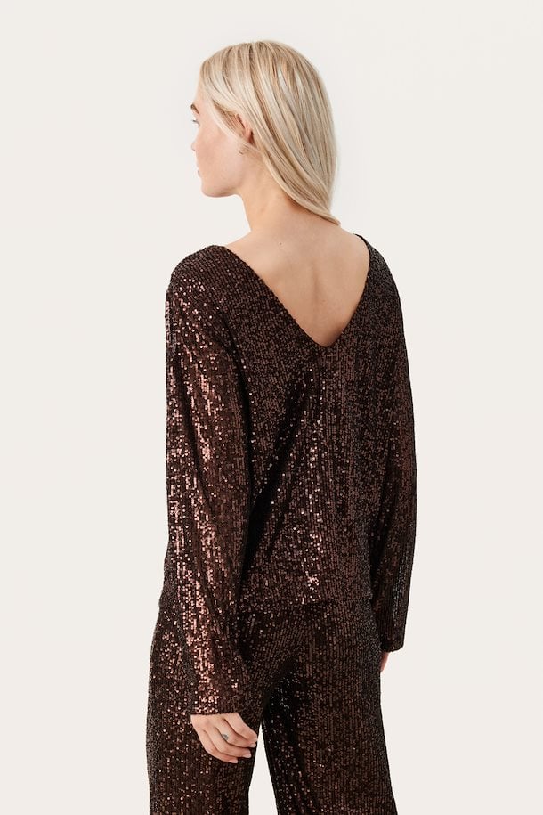 Darleena Blouse Mørkebrun