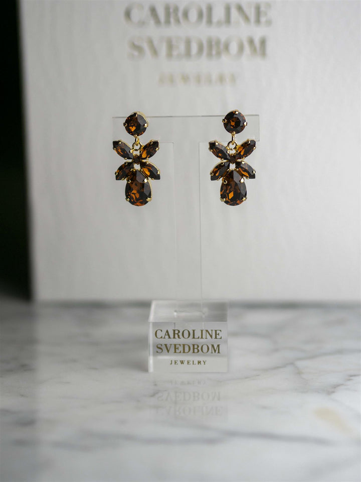 Mini Dione Earrings Brun