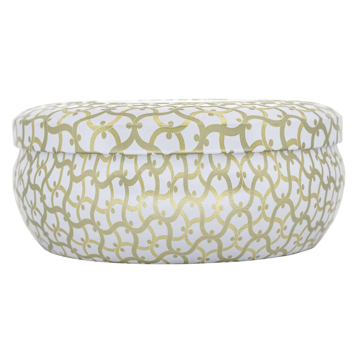 3 Wick Tin Candle Eucalyptus &amp; White Hvit