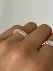 Eternity Diamond Ring Silver 54 Sølv