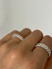 Eternity Diamond Ring Silver 56 Sølv