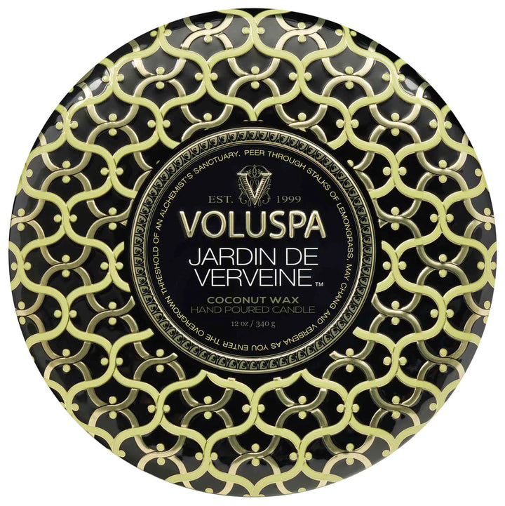 3 Wick Tin Candle Jadin De Verveine Gul
