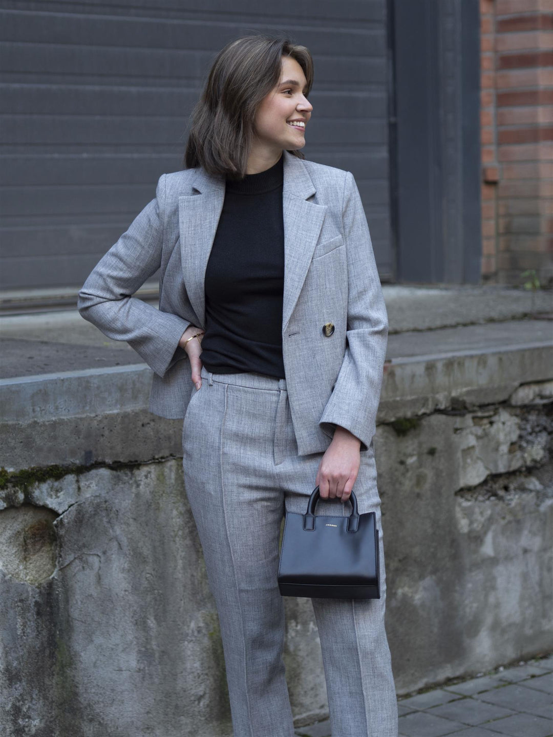 Zoie Blazer Lysegrå