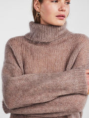 Lambi knit rollneck Sand