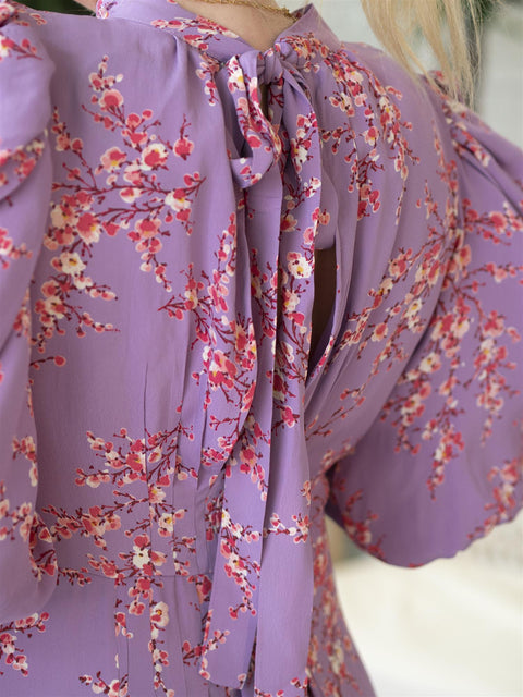 Spring Midi Dress Lavendel