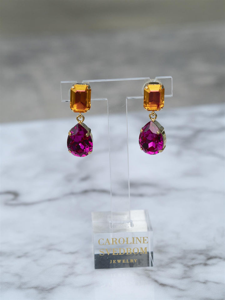 Lydia Short Earrings Multi