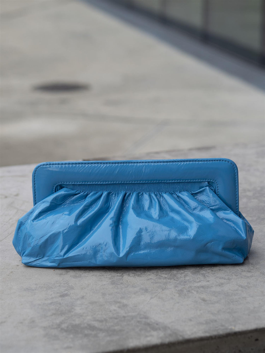 Velda Midi Patent Clutch Turkis – byDryss