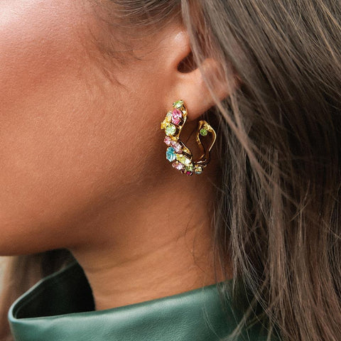 Stella loop earrings Multi