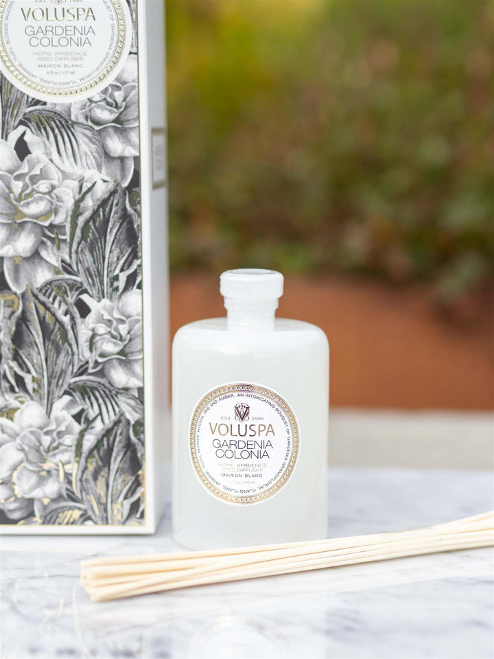 Gardenia Colonia Reed Diffuser Hvit