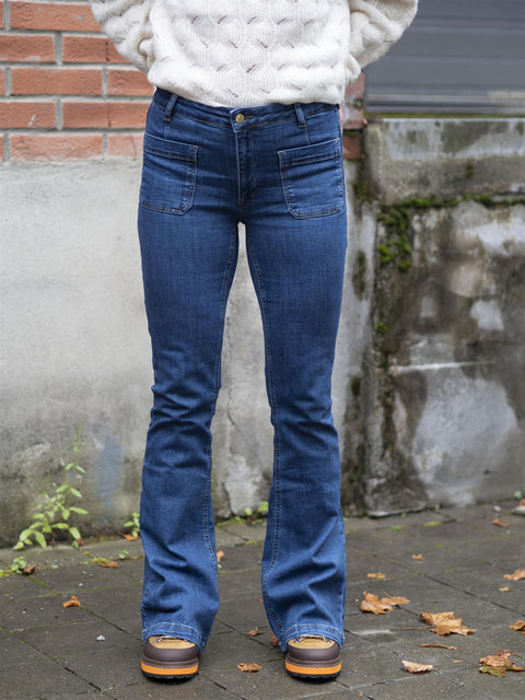 Ann charlotte jeans Mørkeblå