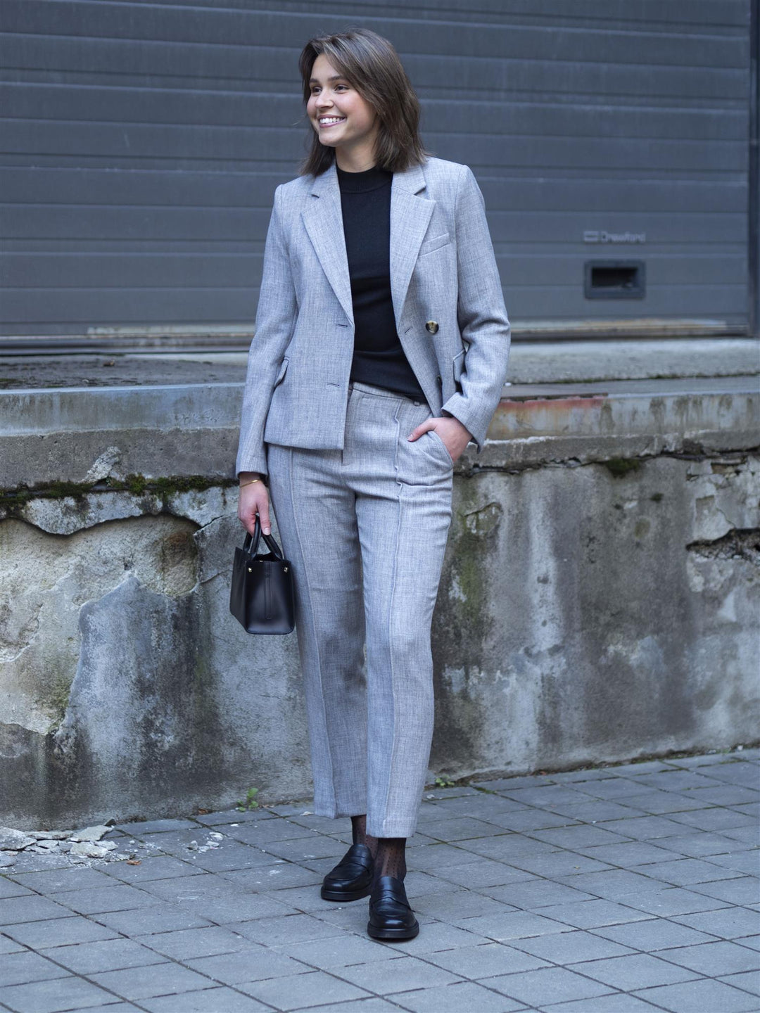 Zoie Blazer Lysegrå