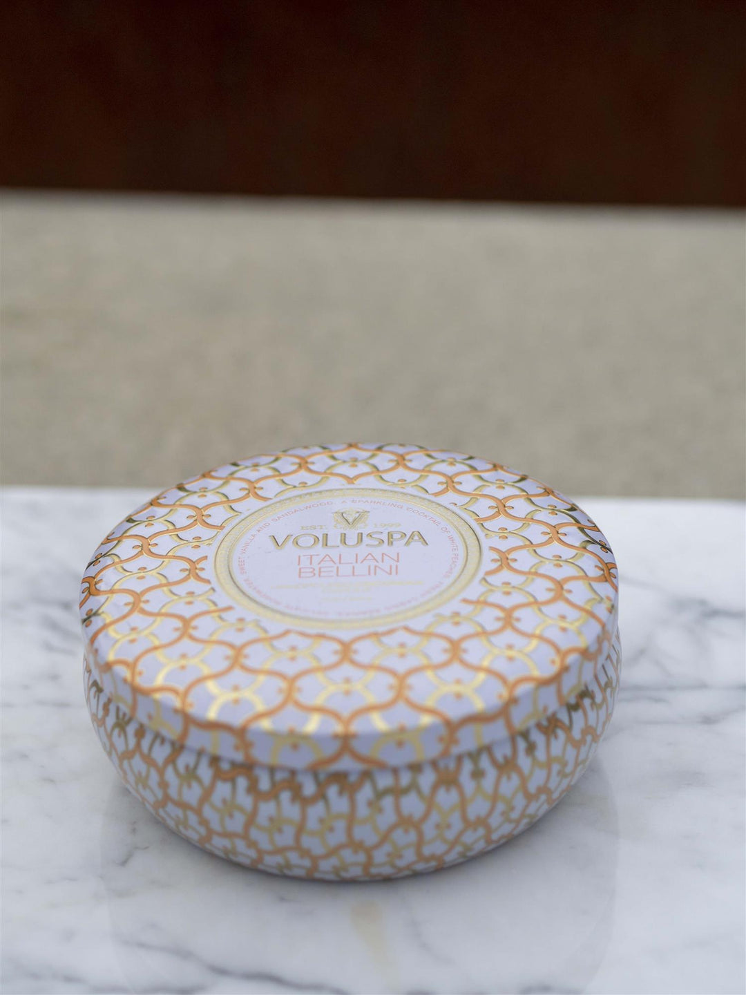 Italian Bellini 3-wick Tin Hvit