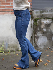 Ann charlotte jeans Mørkeblå