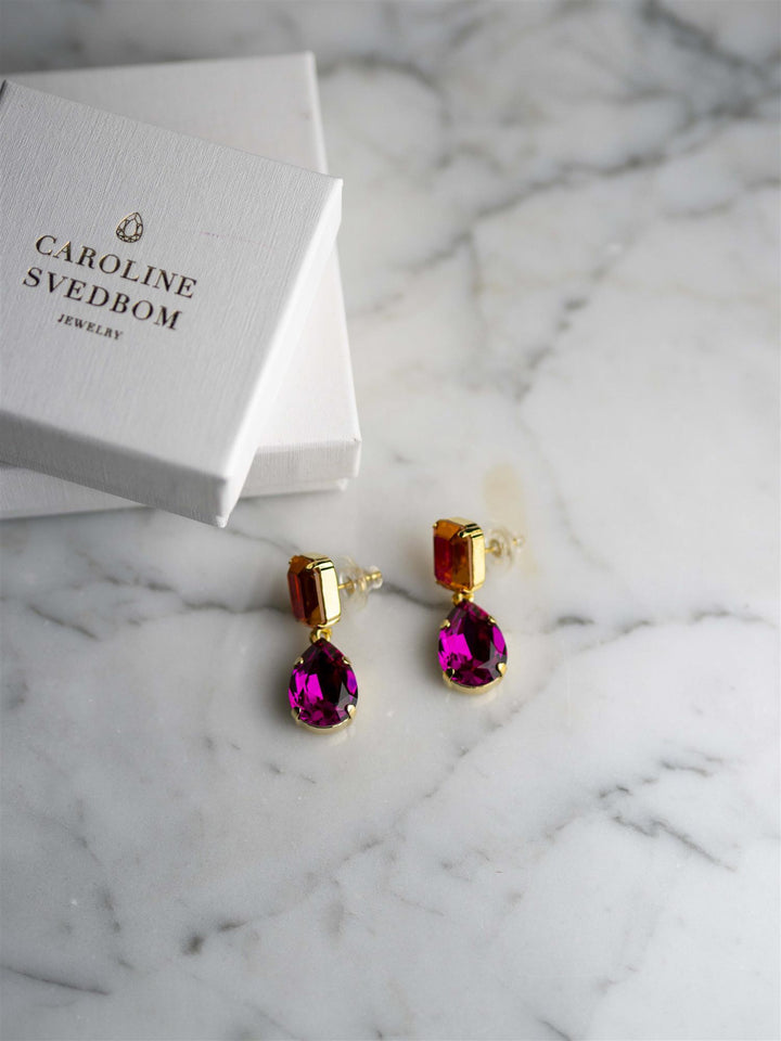 Lydia Short Earrings Multi