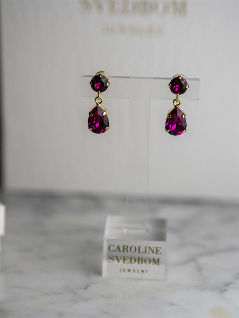 Mini drop earrings gold Ceriserosa
