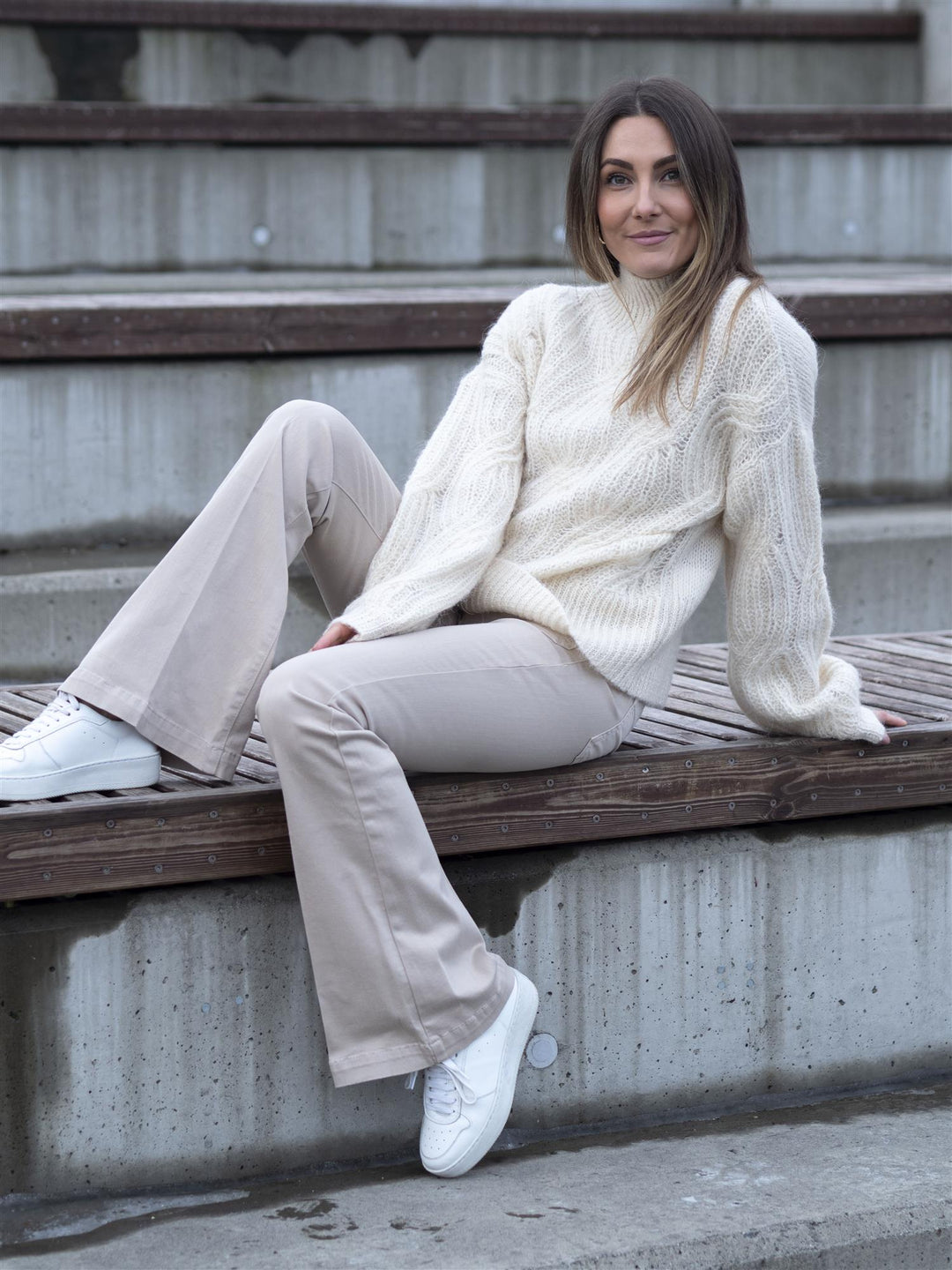 Zuma knit pullover Offwhite