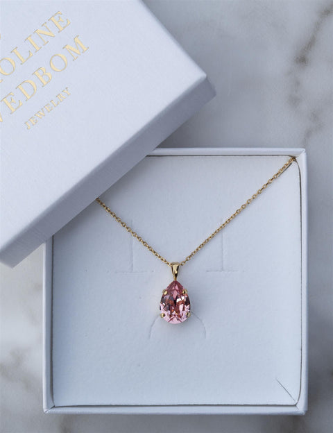 Mini drop necklace Rosa