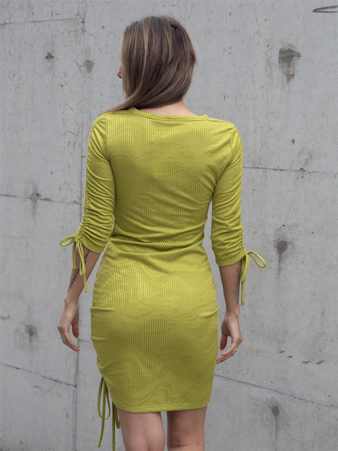 Eliana short dress Lime