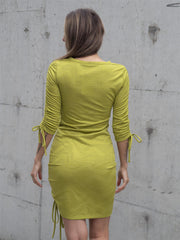 Eliana short dress Lime